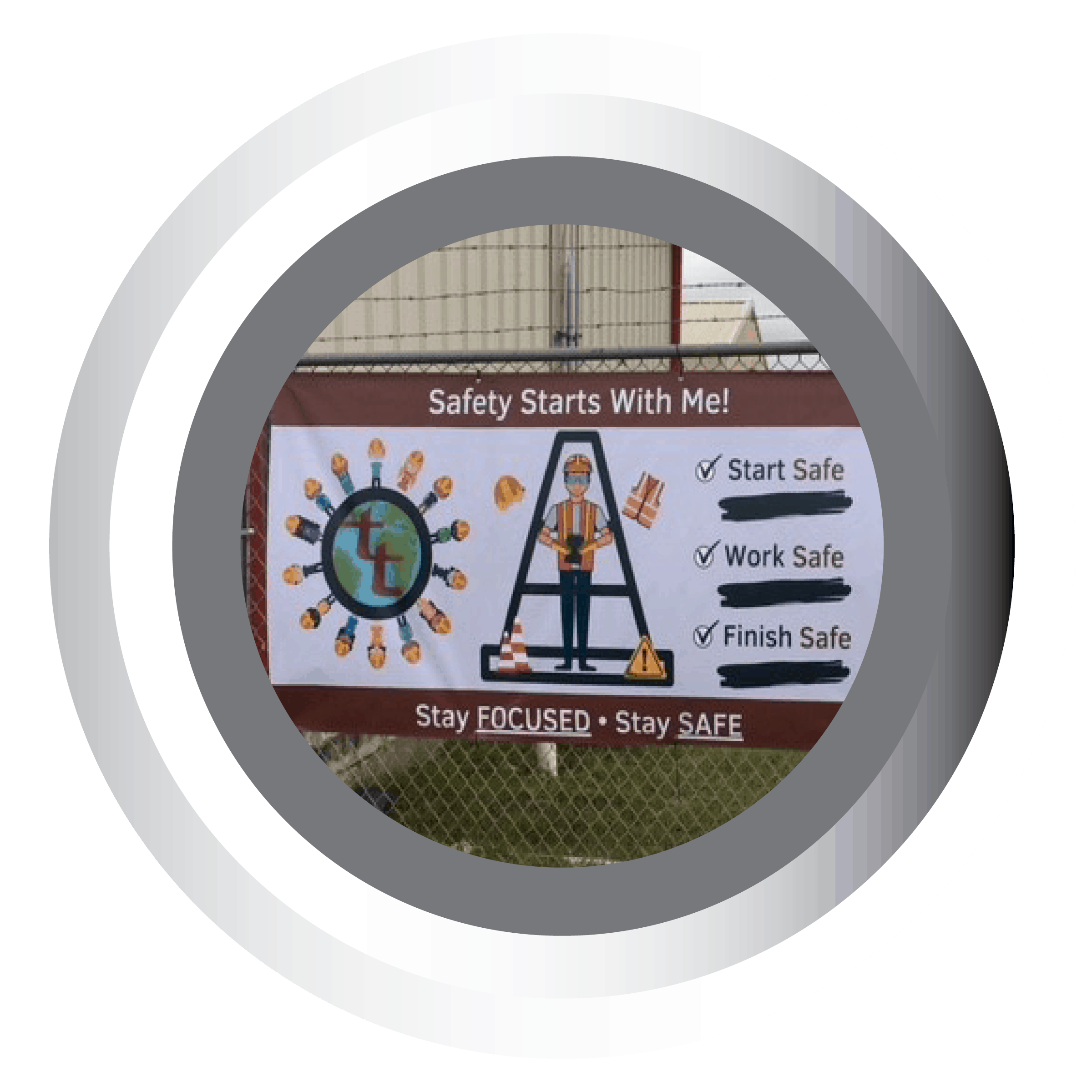 Safety Banner Circle